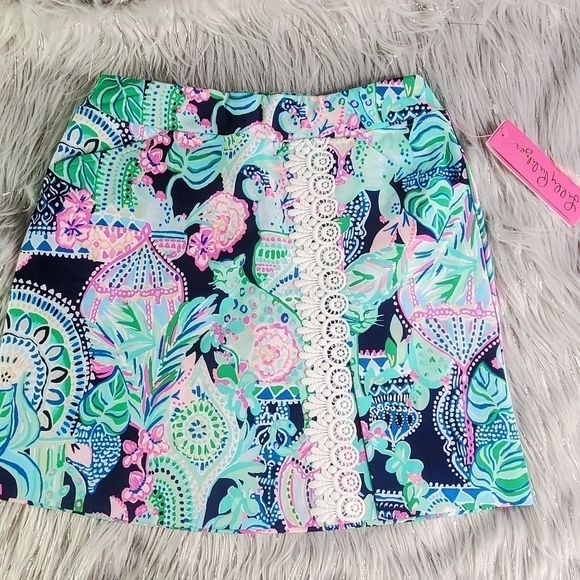 New Lilly Pulitzer UPF50+ Luxletic Daphne Skort - Picture 2 of 10